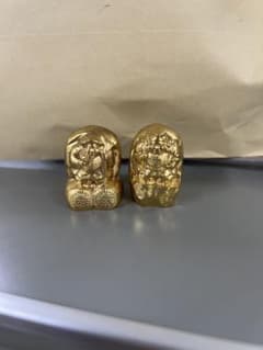 七福神 恵比寿&大黒天 置物 2個 造幣局 刻印有り - メルカリ