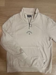 Afends ハーフジップ スウェット アイボリー　Mのサムネイル