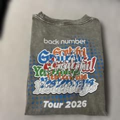 back number Tour 2026 ダメージウォッシュドTシャツ M - メルカリ