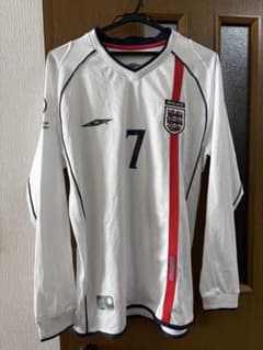 ベッカム 7番 長袖 ユニフォーム イングランド代表 2002 柴田ひかり