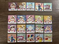 전종 컴플리트 크레용 신짱 초코비 20주년 스티커 씰