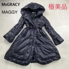 美品 限定 エムズグレイシー 銀座マギー コラボ ダウンコート Aライン 美品 限定 エムズグレイシー 銀座マギー コラボ ダウンコート Aライン
