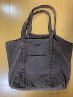 gap ロゴトートバッグ ダークブラウンのサムネイル