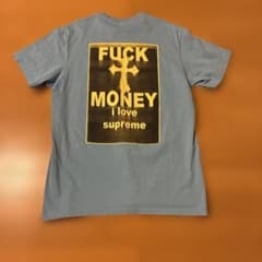 SupremeFuckMoney Tシャツ新品サックスblue人気シュプリーム - メルカリ