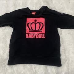 BABYDOLL ブラック トレーナーのサムネイル