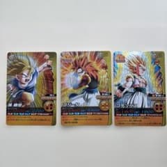 ドラゴンボール爆裂インパクト ゴテンクス・ゴジータ4周年　　孫悟空　3枚セットのサムネイル