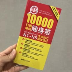 10000日语单词随身带 N1-N5 日本語能力試験対策（红宝书-中文）のサムネイル