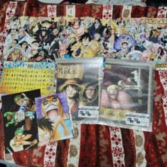 激レアONE PIECE ローソンオリジナルクリアファイル＆ポスターセット非売品 激レアONE PIECE ローソンオリジナルクリアファイル＆ポスターセット