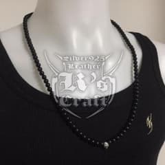 PJスカル付きオニキスネックレス　氷室京介 m51130446617_1.jpg?1526140623
