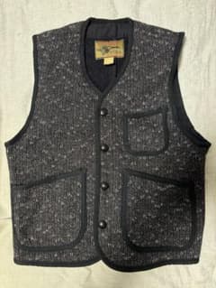 クッシュマン ビーチクロス ベスト Mサイズ ウール混合ベスト