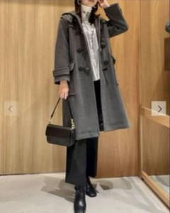 ミラオーウェン ロングダッフルコート ウール - メルカリ