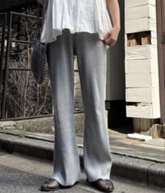 すっきりシルエットリブパンツ　チャオパニックティピーのサムネイル