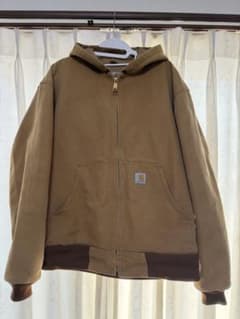Carhartt カーハート アクティブジャケット ダック地 ブラウン USA製のサムネイル