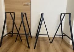 【廃盤品】IKEA レールベリ LERBERG グレー　テーブル脚　4脚セット 廃盤品】IKEA レールベリ LERBERG グレー テーブル脚 4脚セット - メルカリ