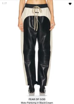 fear of god moto leather pantsのサムネイル