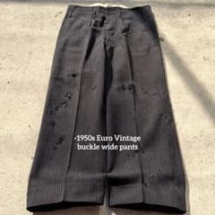 40s 50s 60s ヴィンテージ ジョッパーズパンツ ブラックシャンブレー 40s 50s Euro vintageブラックシャンブレー 針刺し 襤褸 極太 - メルカリ