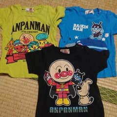 アンパンマン Tシャツ  3枚セット  90cmのサムネイル
