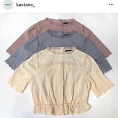 レースハイネックブラウスのサムネイル