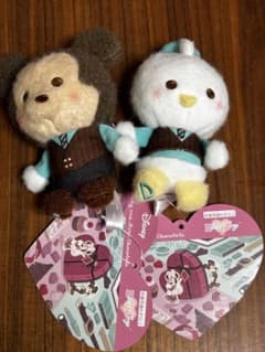 ルビー&ミントショコラ ミルキーボア マスコット 2種セット ミッキー ドナルド