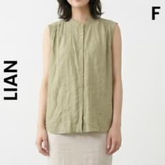 【LIAN】リアン ノースリーブ ブラウス