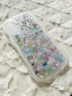 iPhone17 スマホケース　ボンボンドロップシールデコ　平成のサムネイル