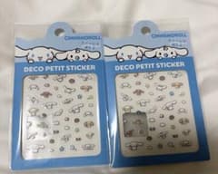 【新品未使用】Cinnamoroll デコペティットステッカー 2枚セットのサムネイル