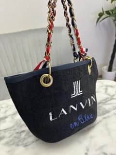 ルナさん専用_LANVIN en Bleu  ランバンオンブルー　トートバッグのサムネイル
