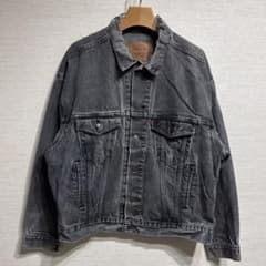 リーバイス 70507-4159 ボロ ブラック デニムジャケット フェード