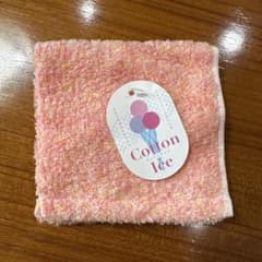 タオル ハンカチ ピンクのサムネイル