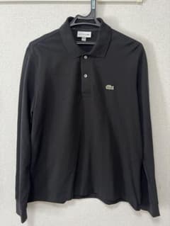 LACOSTE ラコステ オリジナルフィット 長袖ポロシャツ　着丈リサイズ済 Mのサムネイル