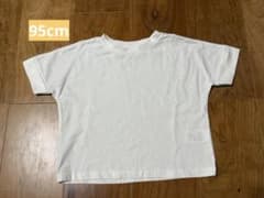 【美品】半袖Tシャツ ホワイト 95cmのサムネイル