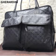 美品✨ゲラルディーニ トートバッグ ソフティ ブラック ゴールド金具