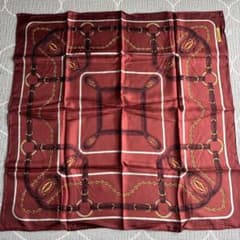 must de Cartier シルクスカーフ ボルドーのサムネイル