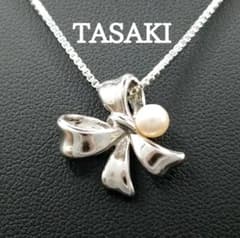 美品✨TASAKI田崎真珠、シルバー925リボンパールネックレス_481 美品✨TASAKI田崎真珠、シルバー925リボンパールネックレス_481 - メルカリ