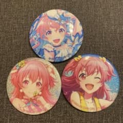 プロセカ グリッター缶バッジ 24A 愛莉3点セット - メルカリ