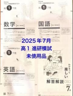 2025年7月高1年 進研模試 総合学力テスト ベネッセ 過去問⭐︎ - メルカリ