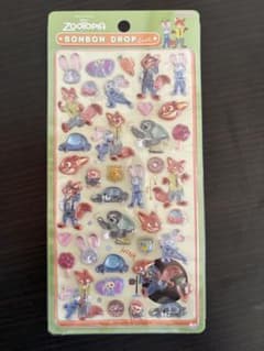 【正規品】ズートピア　ディズニー　ボンボンドロップシール　第二弾　第2弾のサムネイル