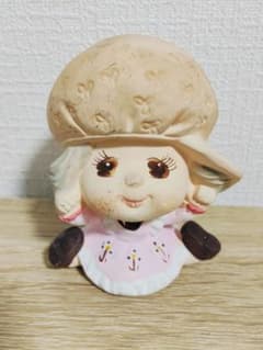 昭和レトロ　少女　貯金箱のサムネイル