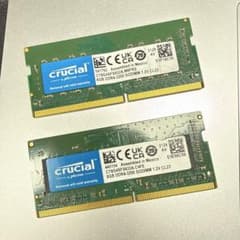 Crucial 16GB（8Gx2）DDR4-3200 SODIMM メモリのサムネイル