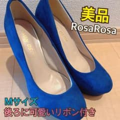 超美品☆RosaRosa 可愛いリボン付きヒールのサムネイル