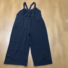 LEPSIM レプシィム サロペット 黒 フリー シワにならない 大人 手洗い可のサムネイル