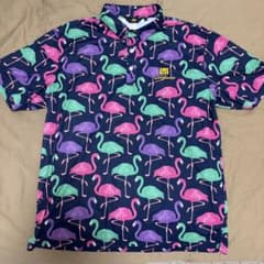 ラウドマウス　ポロシャツ　XL フラミンゴのサムネイル