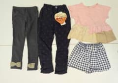 【タグ付き新品あり】キッズ１２０サイズ　女の子　４着まとめ売りのサムネイル