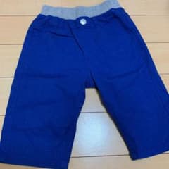 値下げ！ハーフパンツ　130 青のサムネイル