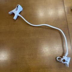 フレキシブル スマホスタンド クリップ式 ホワイトのサムネイル