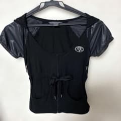 A|X ARMANI EXCHANGE ジップアップ パーカー ブラックのサムネイル