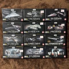 STAR WARS バンダイ ビークルモデル 12種セットのサムネイル