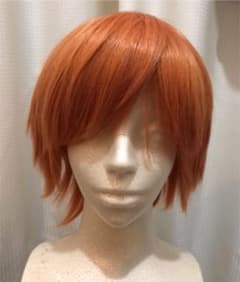 コスプレ ウィッグ オレンジ ショートのサムネイル