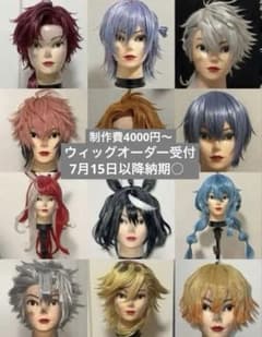 コスプレ ウィッグ オーダー ウィッグオーダー 受付ページ セット済み
