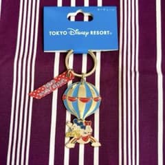 【新品タグ付き】ディズニーリゾート キーチェーン ミッキー&ミニー 気球 風船